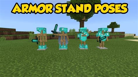 armor stand poses more